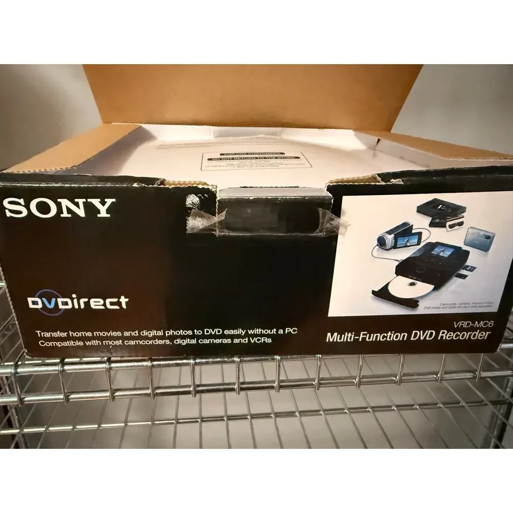 NEW Sony VRD-MC6 DVDirect Multi-Function DVD Recorder.
